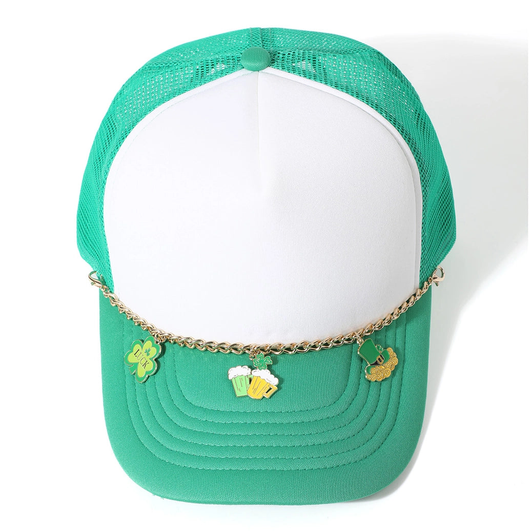 St. Patrick's Day Theme Designed Trucker Hat Chain