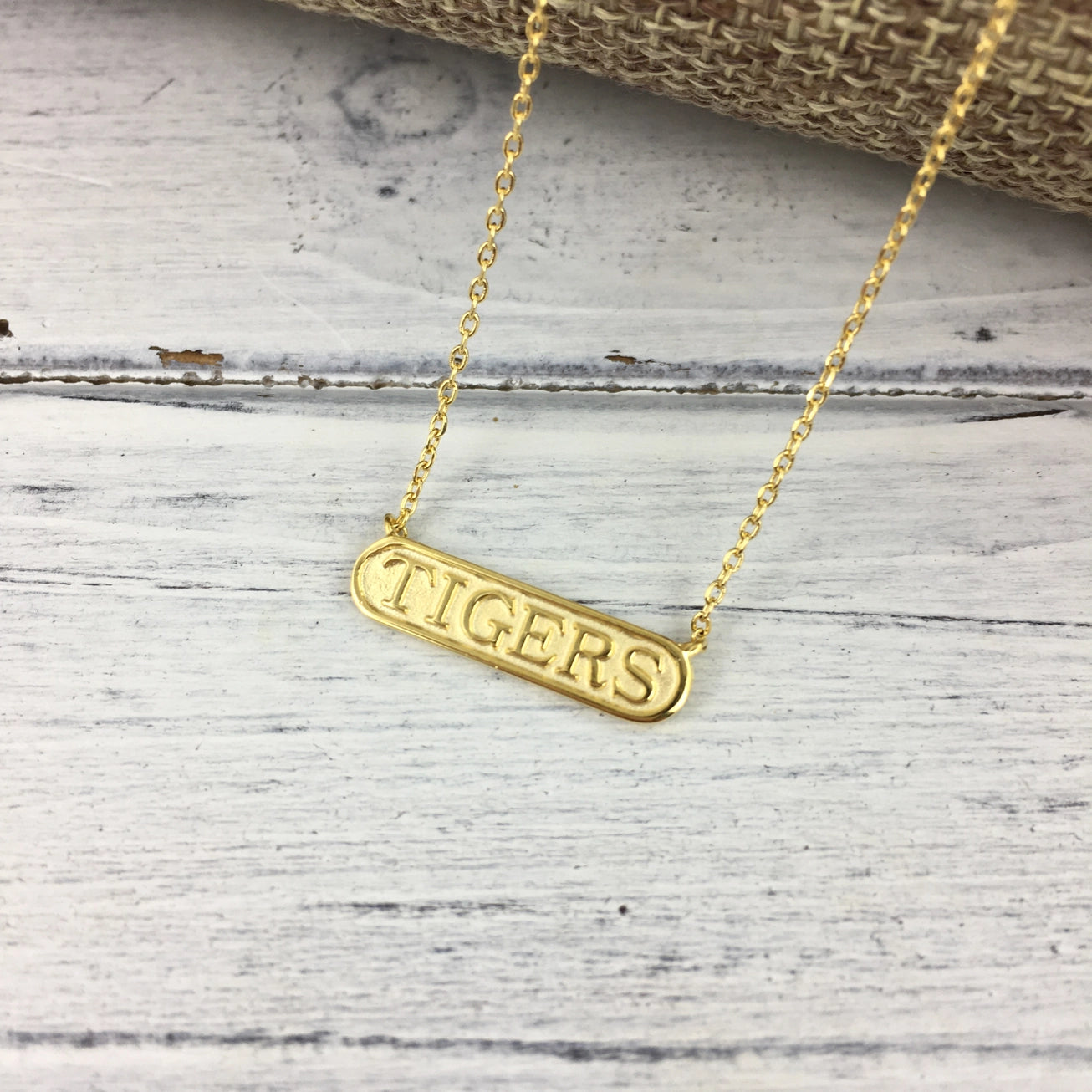Tigers Oval Necklace