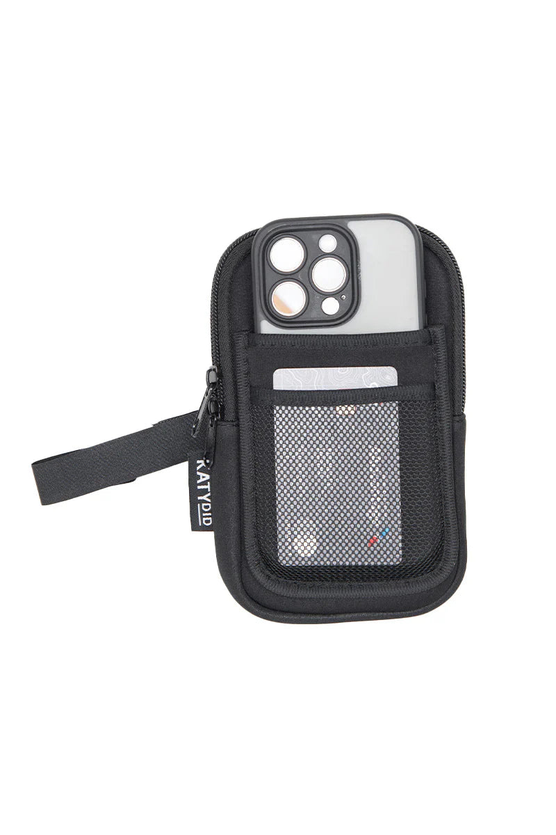 Black Tumbler Phone Pouch