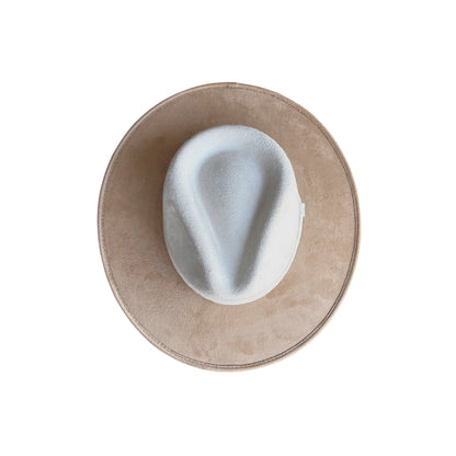 Unisex Vegan Suede Bi-Color Rancher Hats