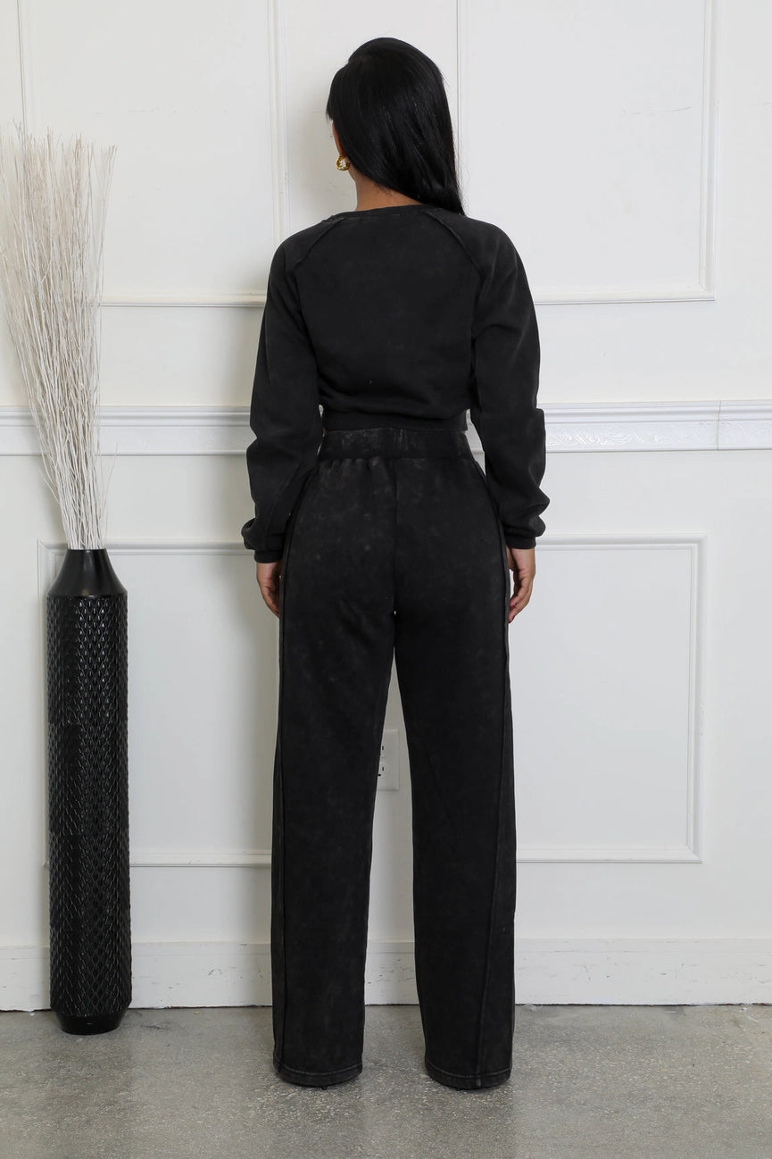 Mineral Wash Sweatshirts Set