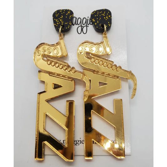 Jazz Earrings Festival Earrings Saxophone Jazz Fest