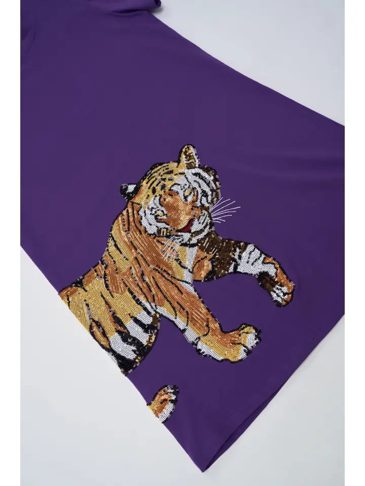 Tiger Wrap Around Dress