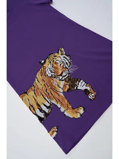 Tiger Wrap Around Dress