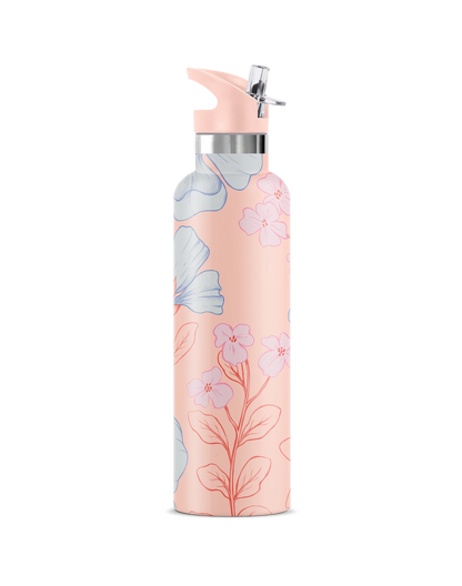 Georgiana Peach 25 oz Insulated Water Bottle