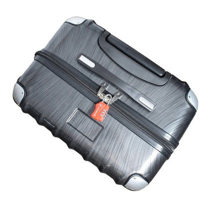 12-Bottle Wine Carrying Suitcase (Silver)
