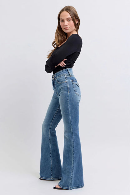 Judy Blue High Waist Vintage Flare Jeans