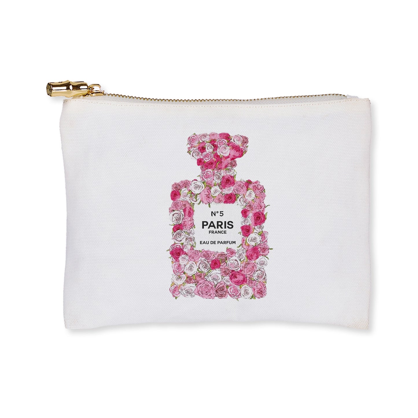 Flat Zip- Paris France Cosmetic Bag
