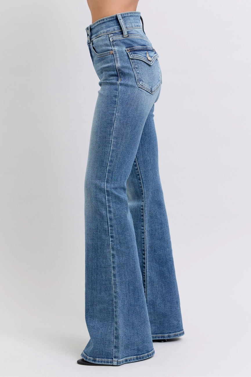 Judy Blue High Waist Vintage Flare Jeans