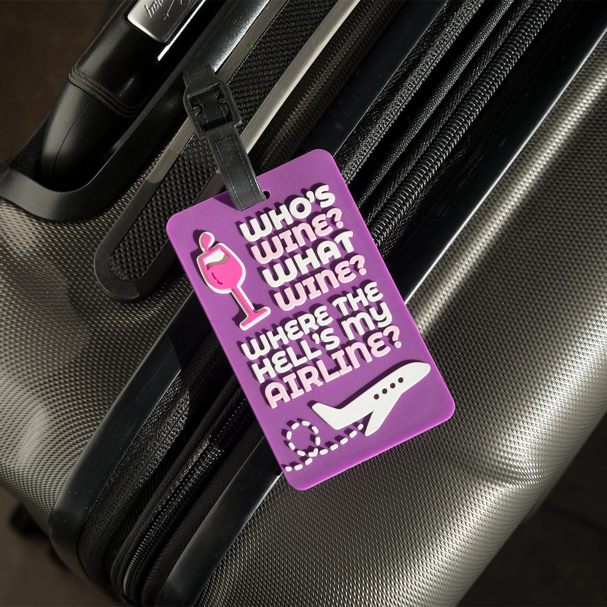 Who's Wine… Luggage Tag