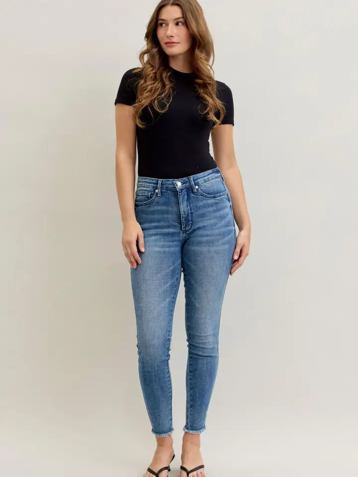 Judy Blue High Waist Tummy Control Shield Back Pockets