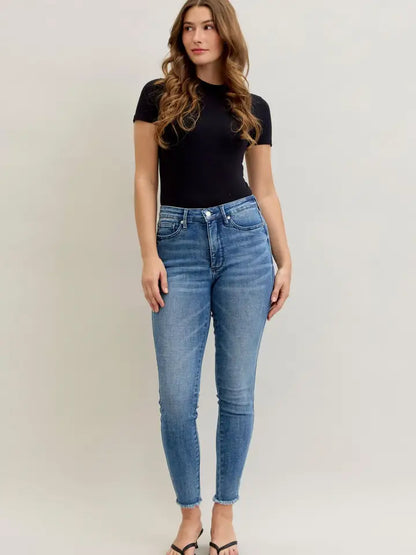 Judy Blue High Waist Tummy Control Shield Back Pockets