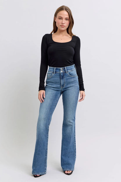 Judy Blue High Waist Vintage Flare Jeans
