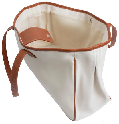 Magid Canvas Slogan Tote "Hello Sunshine"