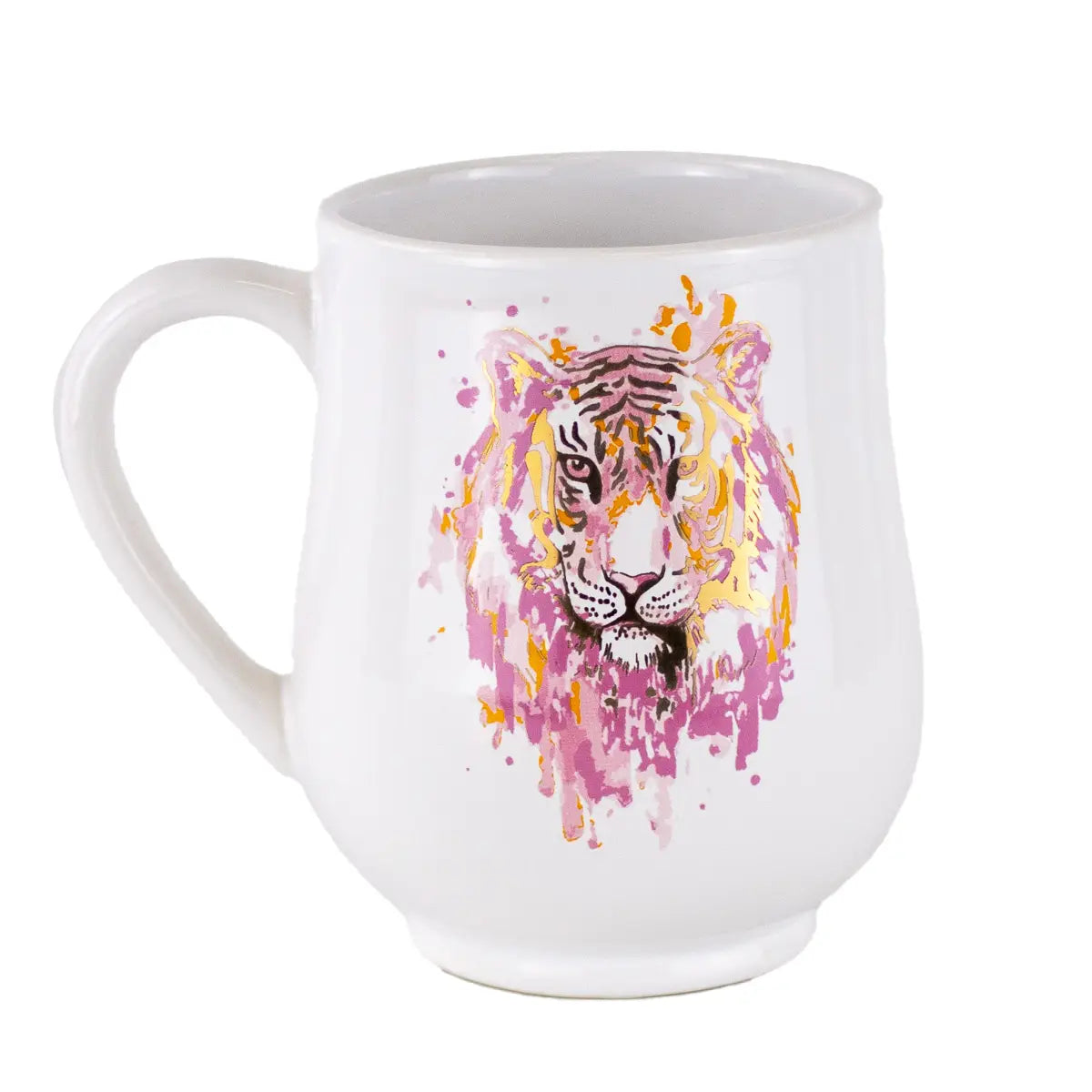 Tiger Love Coffee Mug White/Multi 18oz.