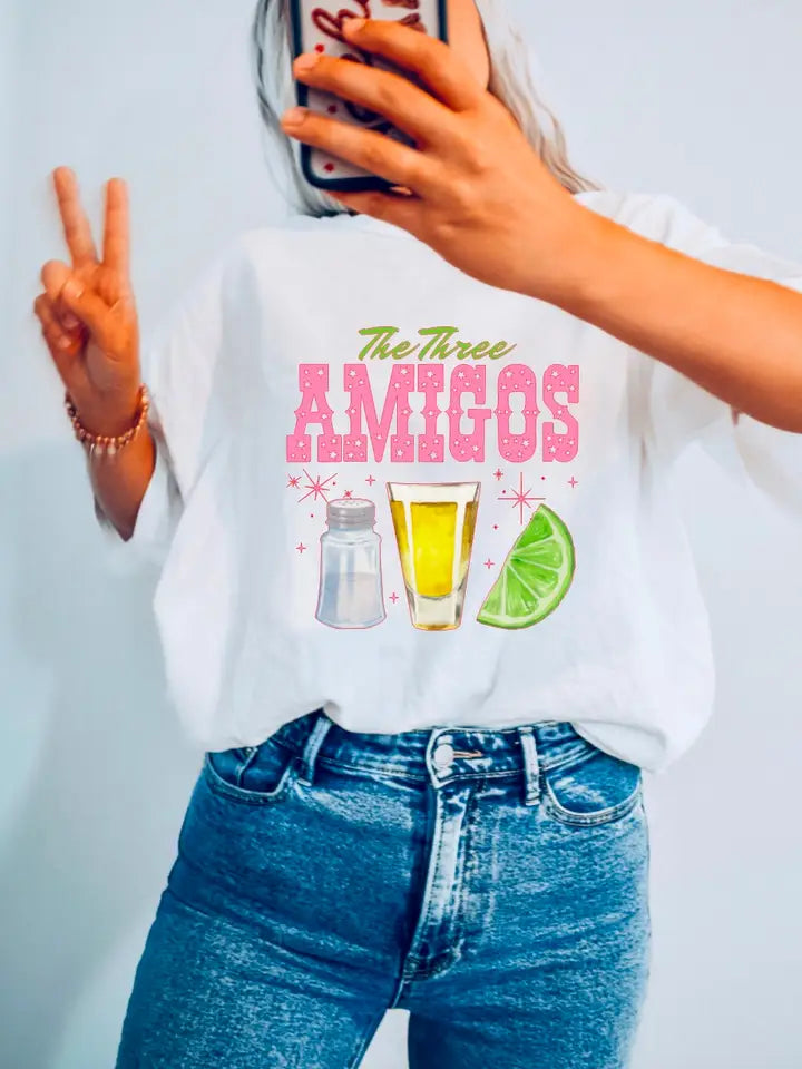 The Three Amigos Graphic Tee Cinco De Mayo Summer