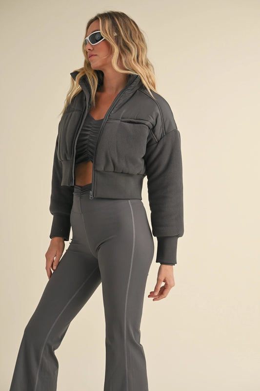 Fleece Crop Jacket