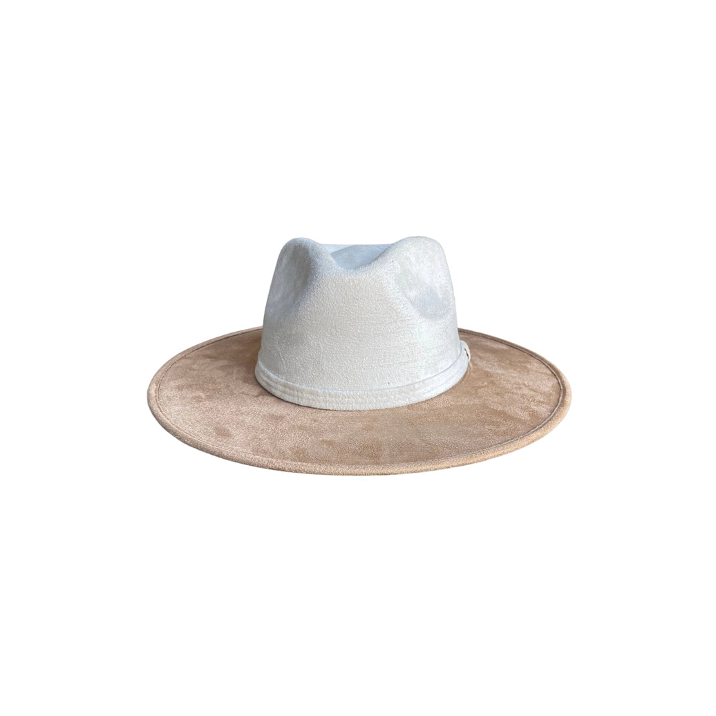 Unisex Vegan Suede Bi-Color Rancher Hats