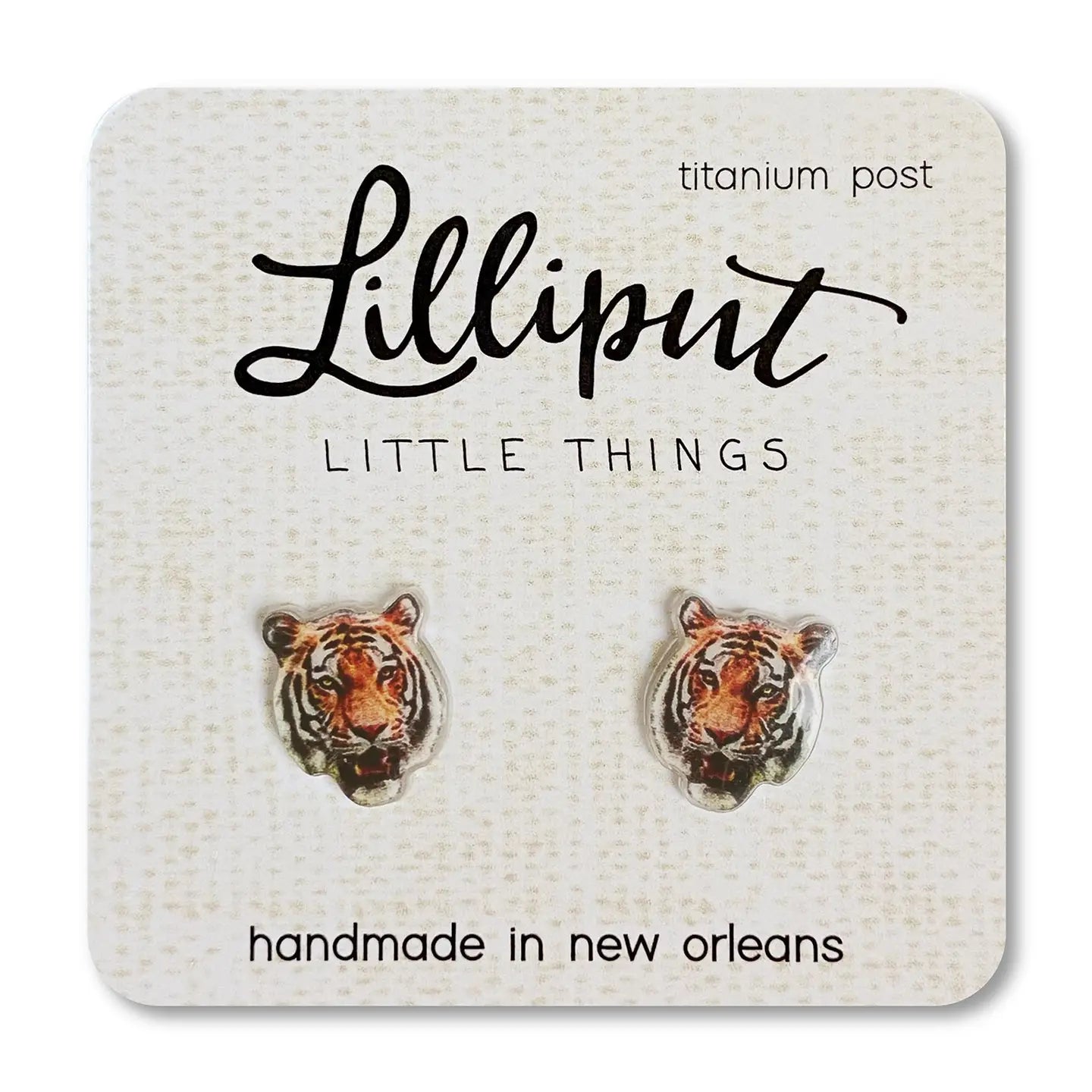Tiger Earrings
