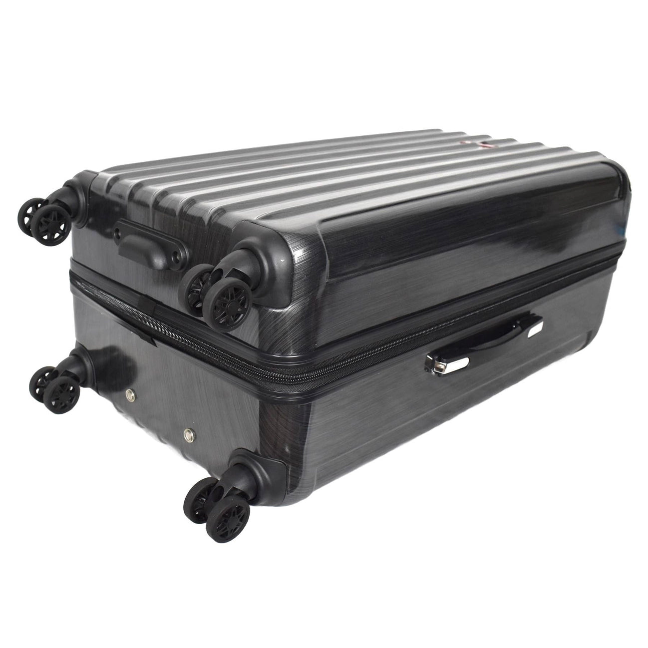 12-Bottle Wine Carrying Suitcase (Silver)