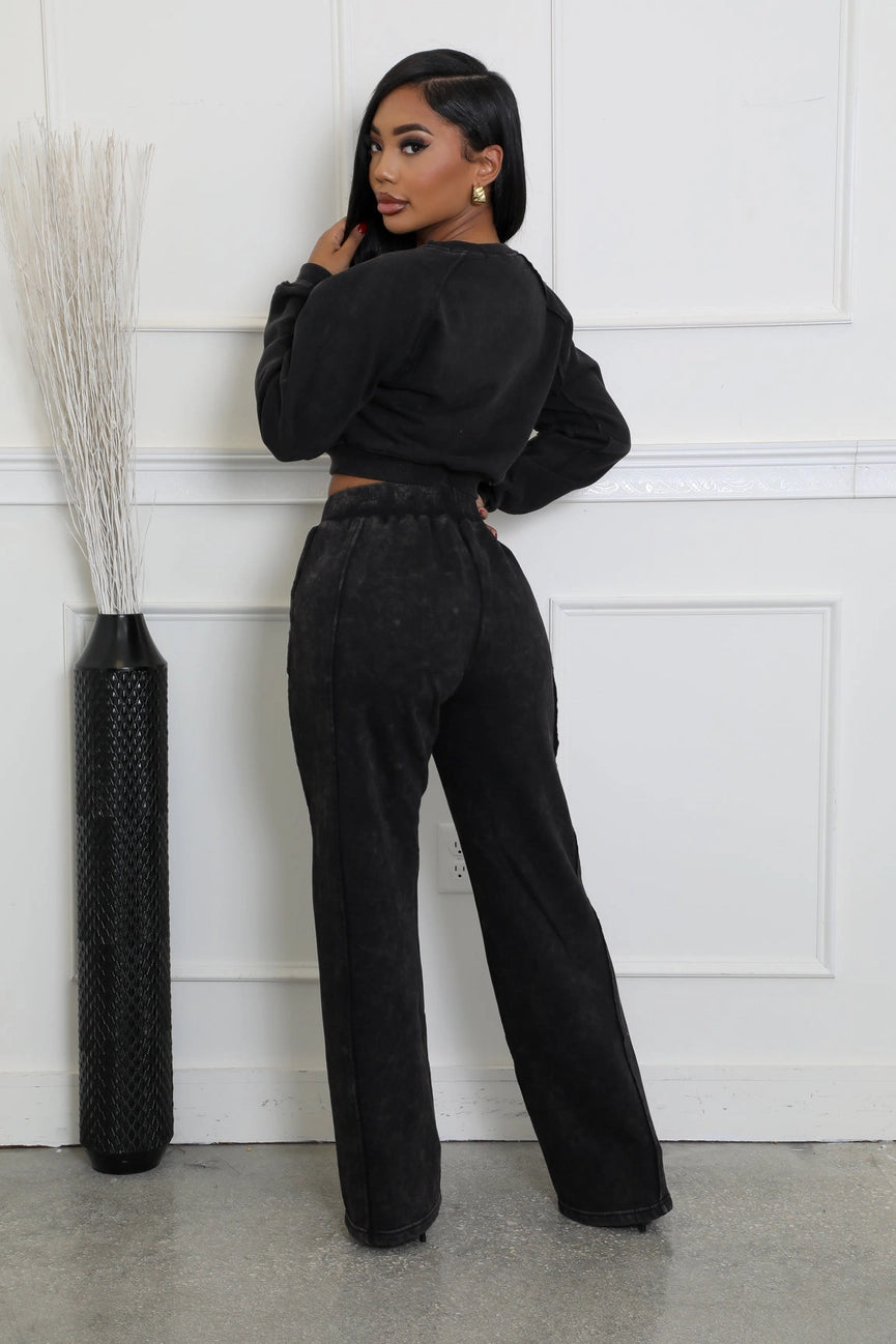 Mineral Wash Sweatshirts Set