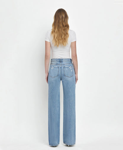 90's Vintage Super High Rise Flare Jeans  **Runs Small**